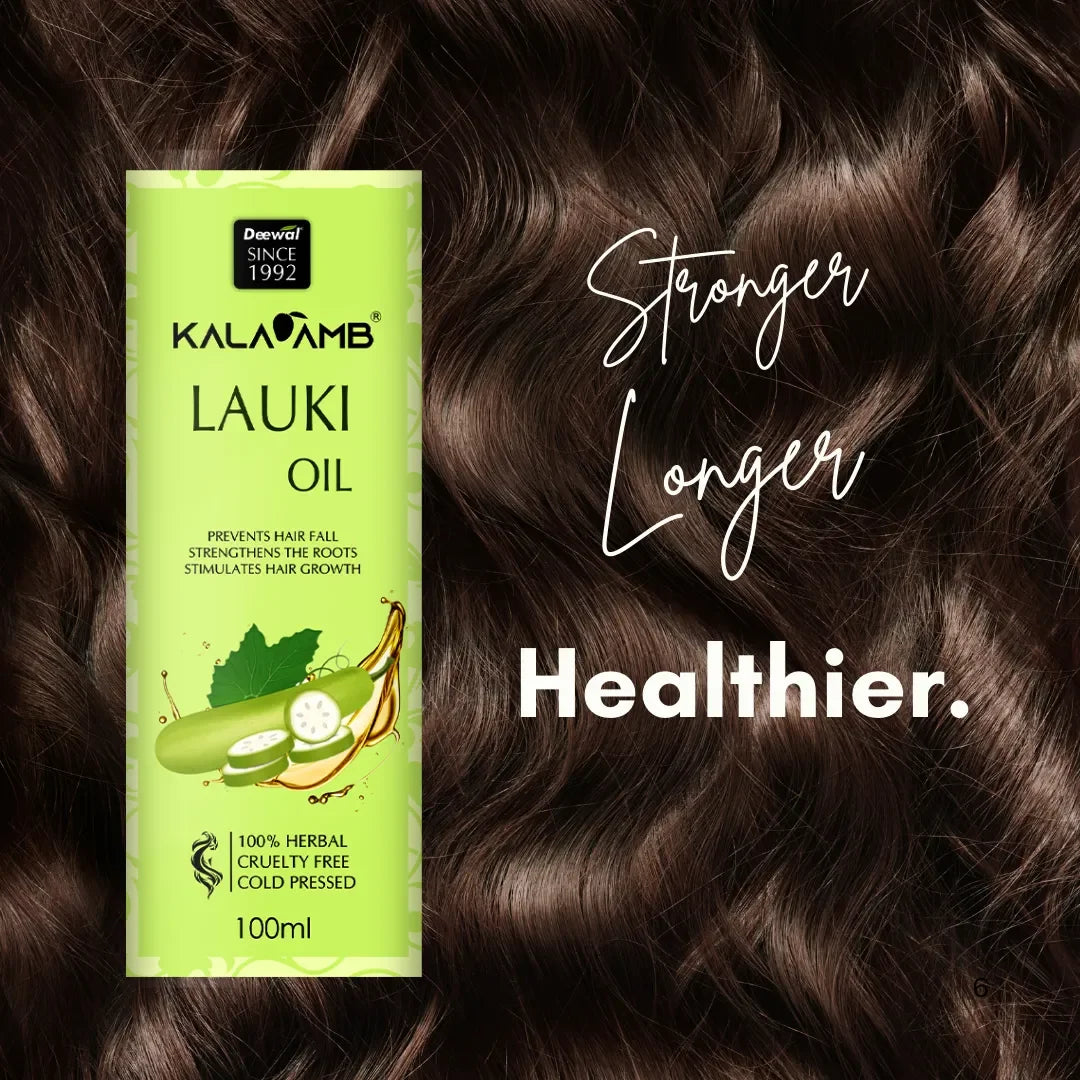 Kalaamb Lauki Oil – Fall & Root Care - Deewal - Herbal Beauty and Health Products
