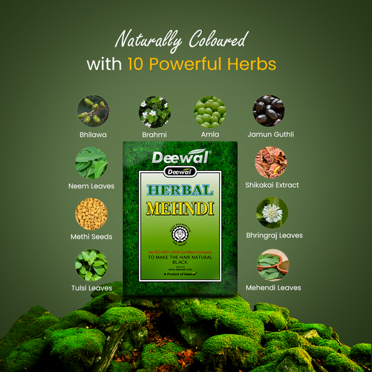 Deewal Herbal Black Hair Colour Mehndi