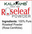 Kalaamb Rose Leaf Powder – Pure - Deewal - Herbal Beauty and Health Products