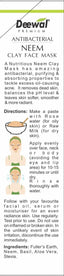 Deewal Neem Clay Mask – 100% Pure - Deewal - Herbal Beauty and Health Products