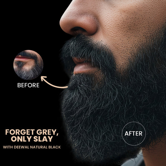 Deewal 9-Min Natural Beard Black Color