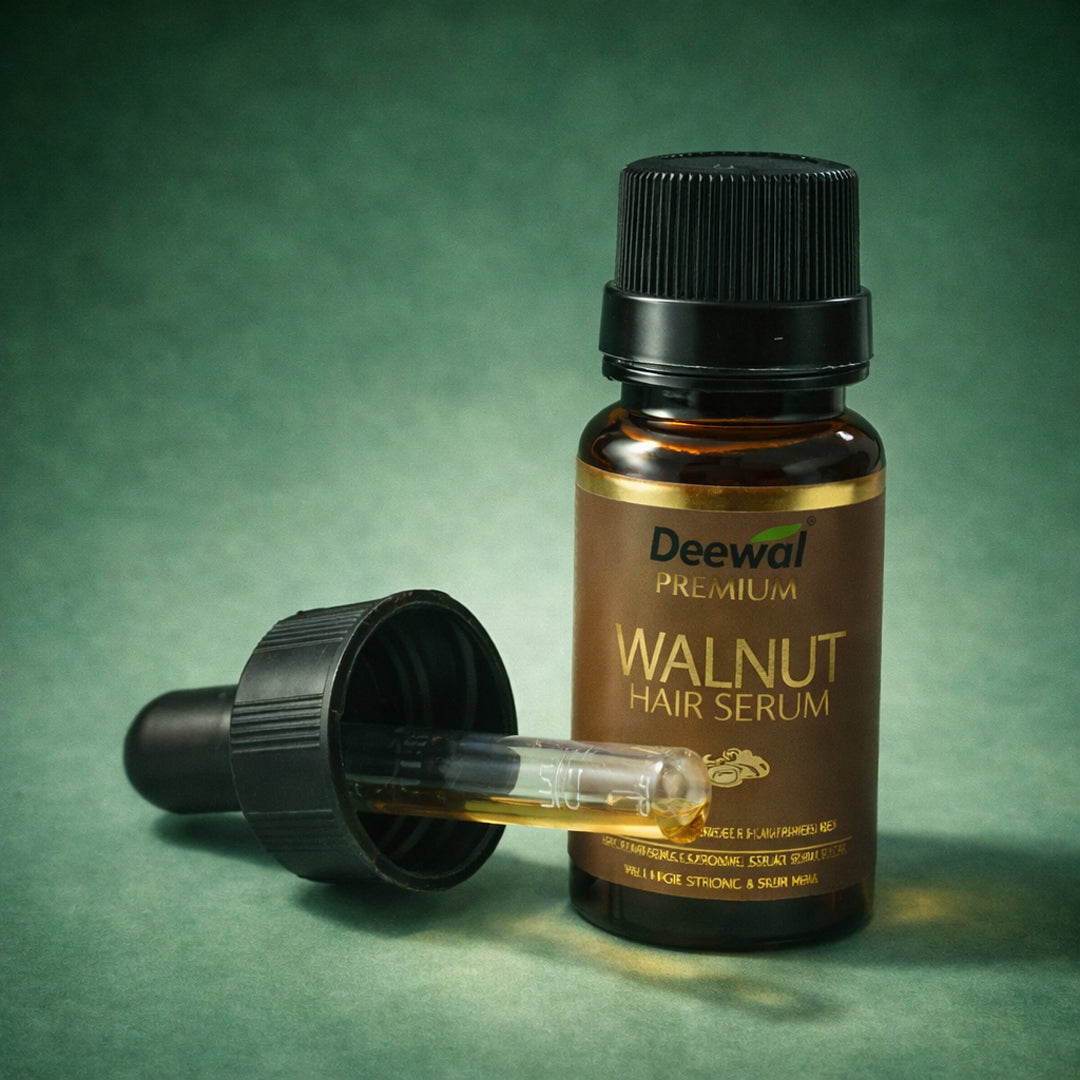 Walnut Hair Serum – Frizz Control & Shine Boost (20ml)