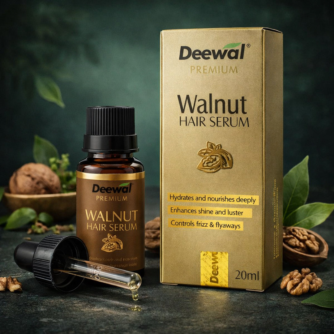 Walnut Hair Serum – Frizz Control & Shine Boost (20ml)