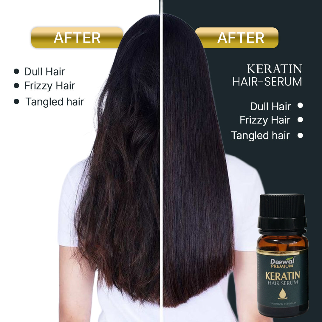 Deewal Keratin Hair Serum Pack-4