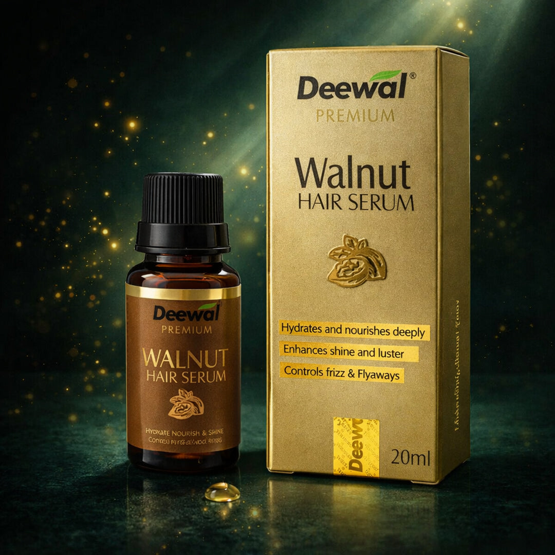 Walnut Hair Serum – Frizz Control & Shine Boost (20ml)