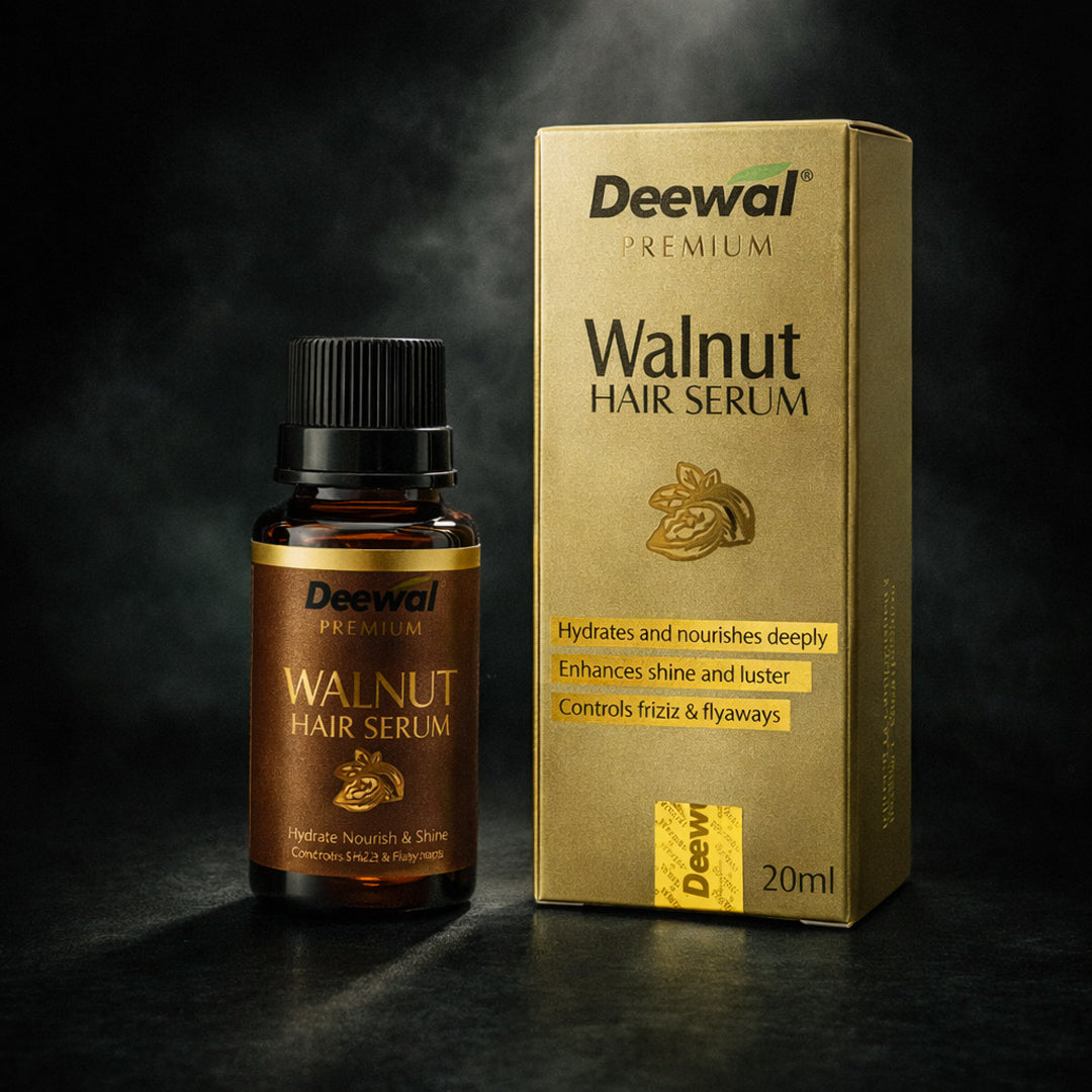 Walnut Hair Serum – Frizz Control & Shine Boost (20ml)