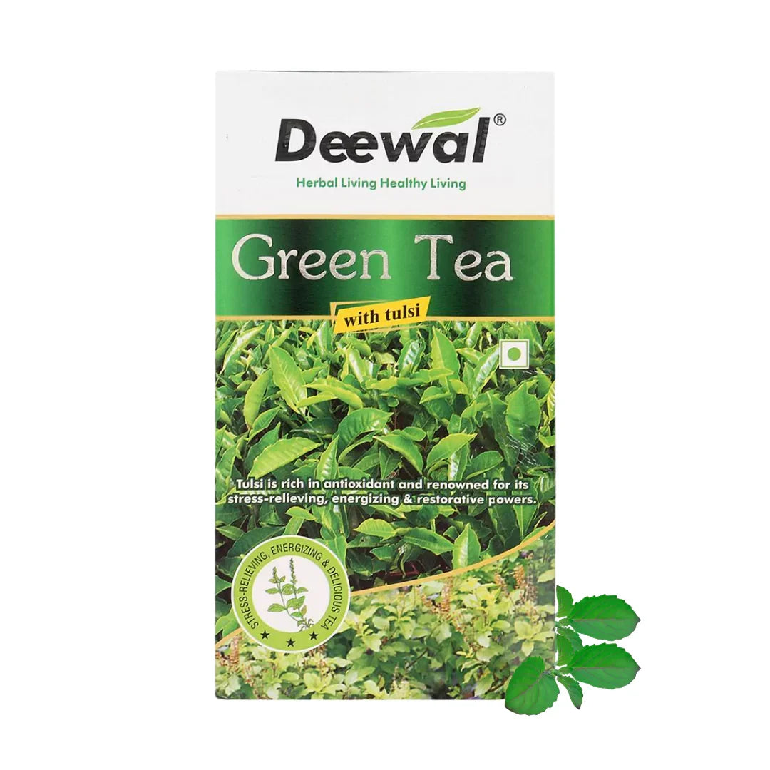 Deewal Tulsi Green Tea – Wellness - Deewal - Herbal Beauty and Health Products