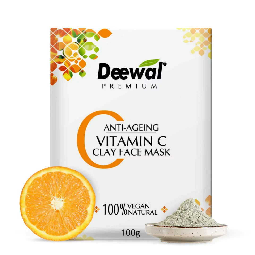 Deewal Vit C Clay Mask – Anti-Ageing - Deewal - Herbal Beauty and Health Products