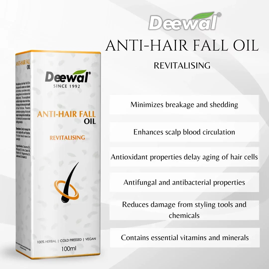 Deewal Anti Hair Fall Oil - Deewal - Herbal Beauty and Health Products
