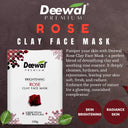 Deewal Rose Clay Mask –100% Pure - Deewal - Herbal Beauty and Health Products