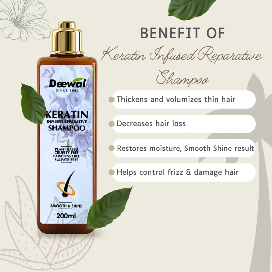 Deewal Keratin Shampoo - Deewal - Herbal Beauty and Health Products