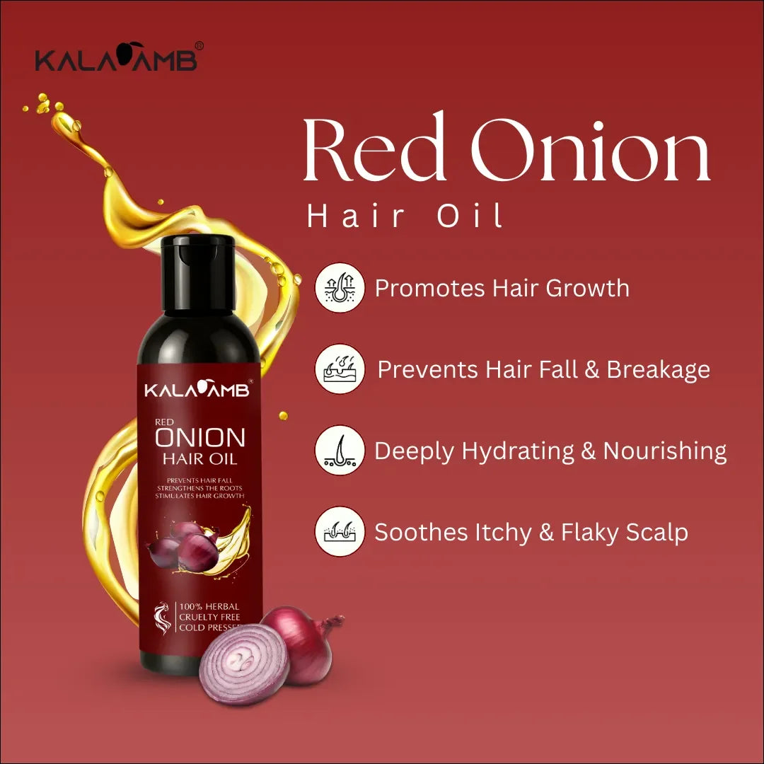 KalaAmb Onion Oil – Strong Hair - Deewal - Herbal Beauty and Health Products