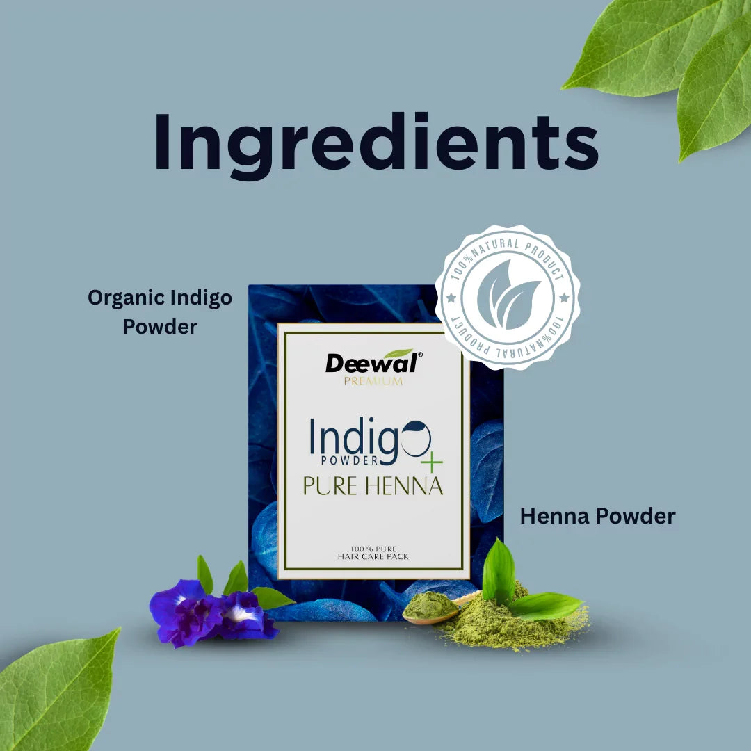 Deewal Indigo+Henna – Natural Care - Deewal - Herbal Beauty and Health Products