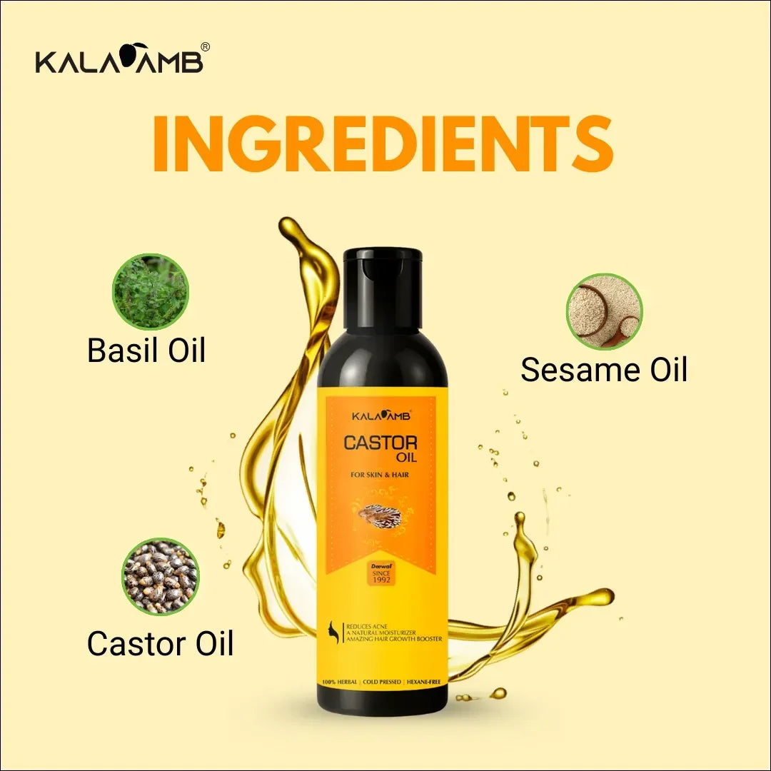 KalaAmb Castor Oil – Pure Care - Deewal - Herbal Beauty and Health Products