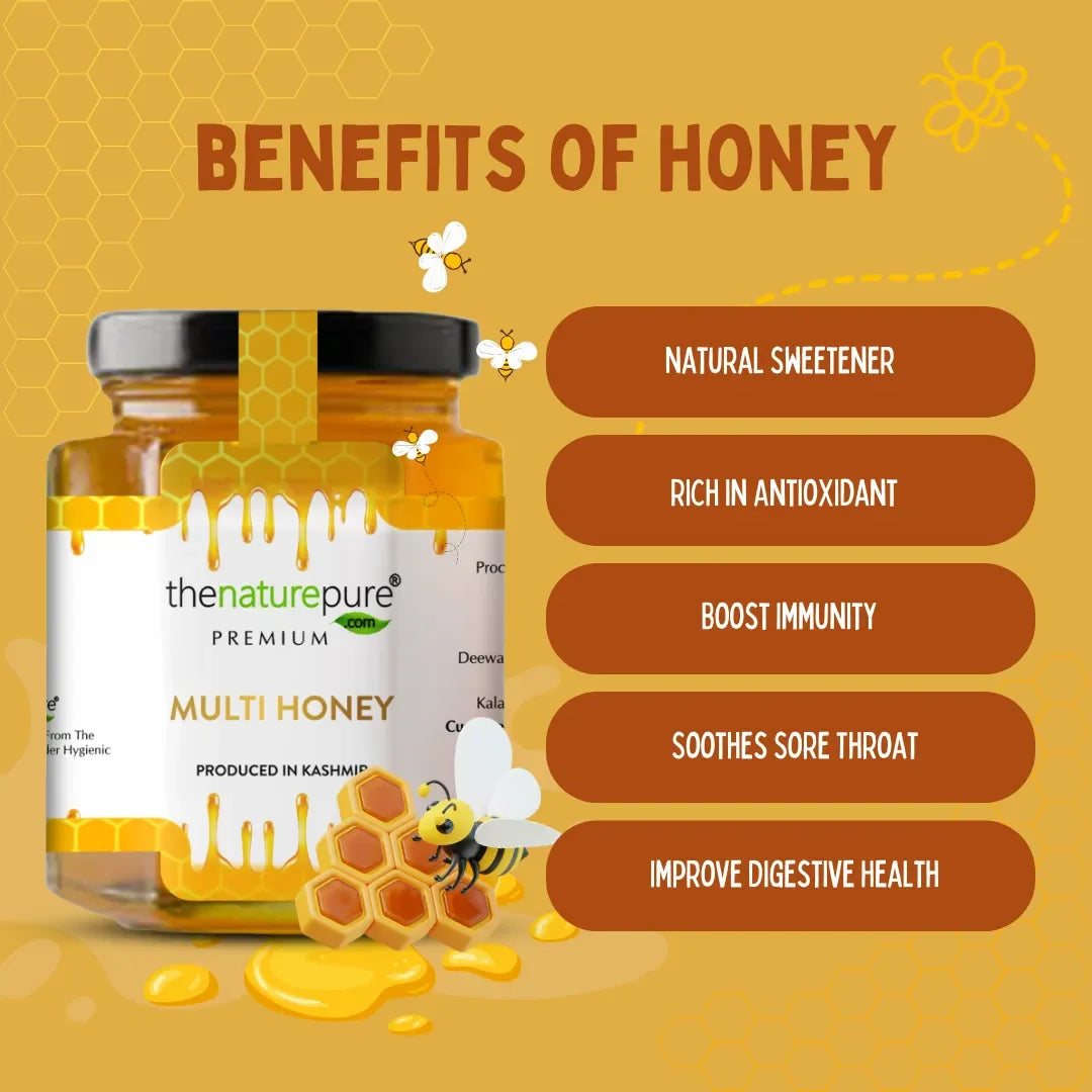 Pure Multi Honey – Natural Care - Deewal - Herbal Beauty and Health Products