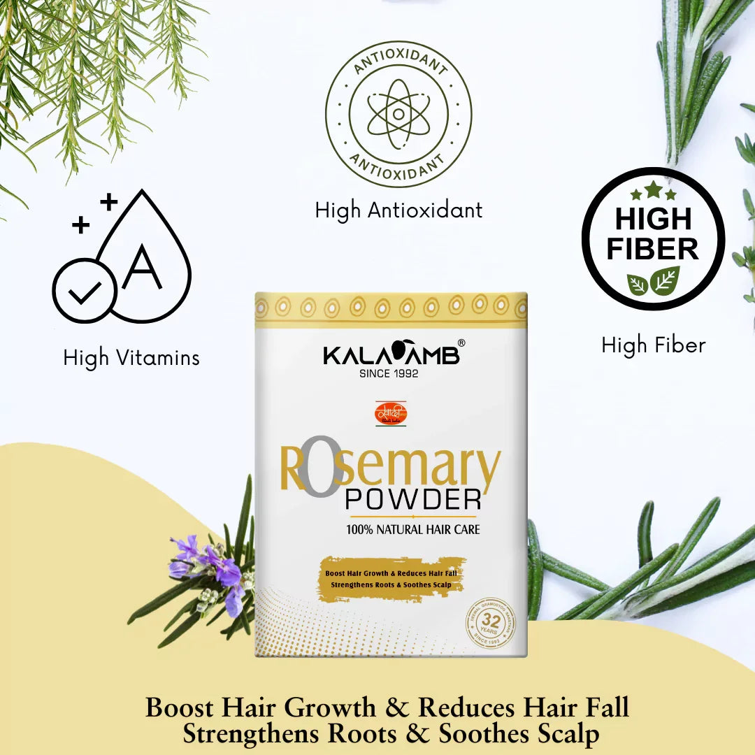 Kalaamb Rosemary Powder – Hair Care - Deewal - Herbal Beauty and Health Products