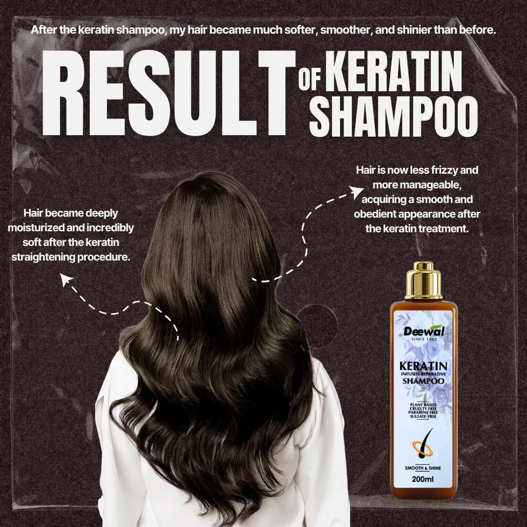 Deewal Keratin Shampoo - Deewal - Herbal Beauty and Health Products
