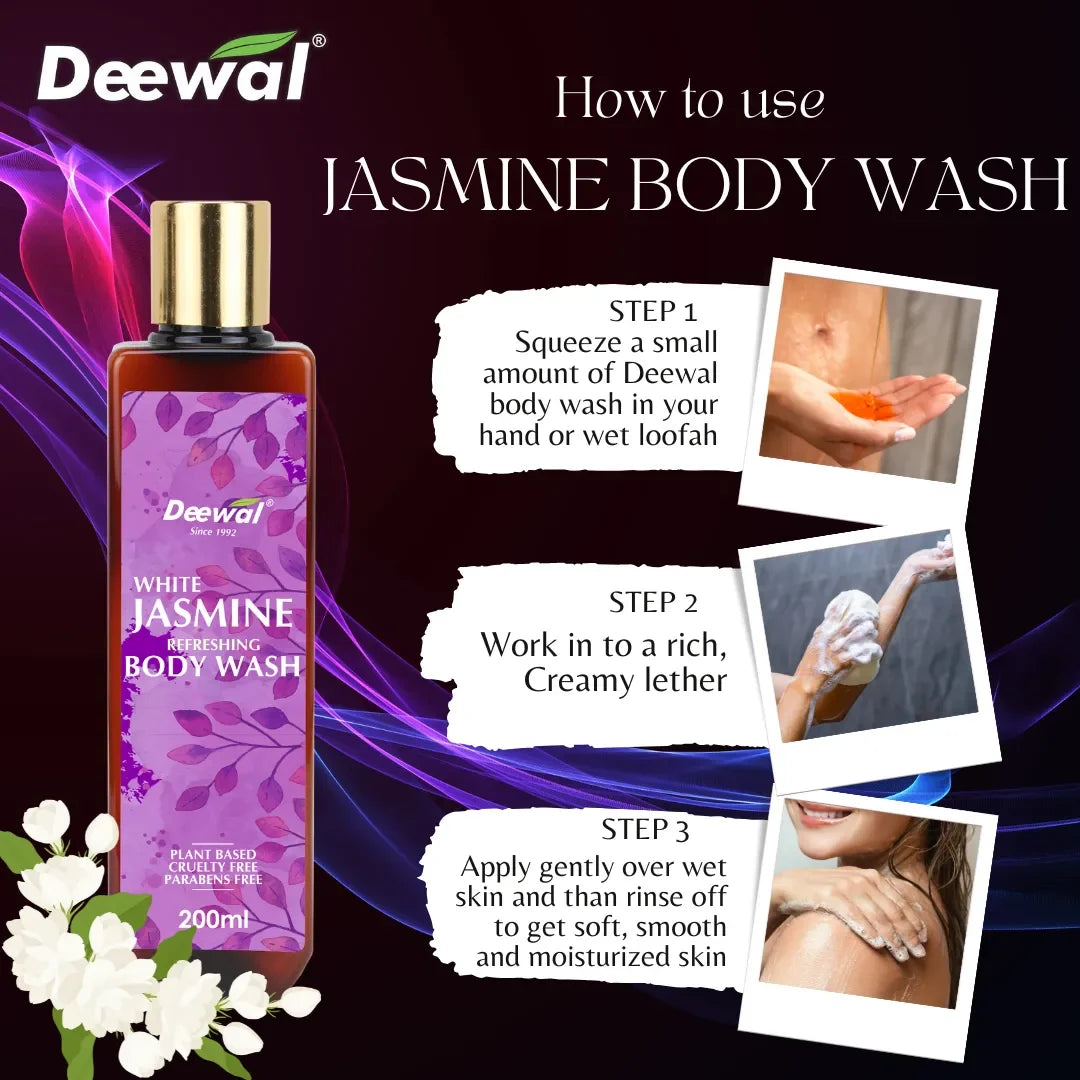 Deewal Jasmine Body Wash - Deewal - Herbal Beauty and Health Products