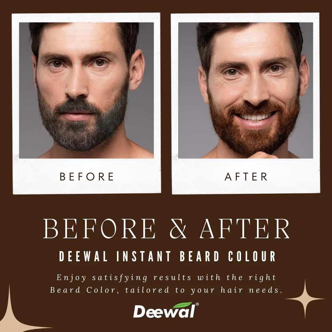 "Deewal Beard Gel – Brown Color in 9 Mins" - Deewal - Herbal Beauty and Health Products