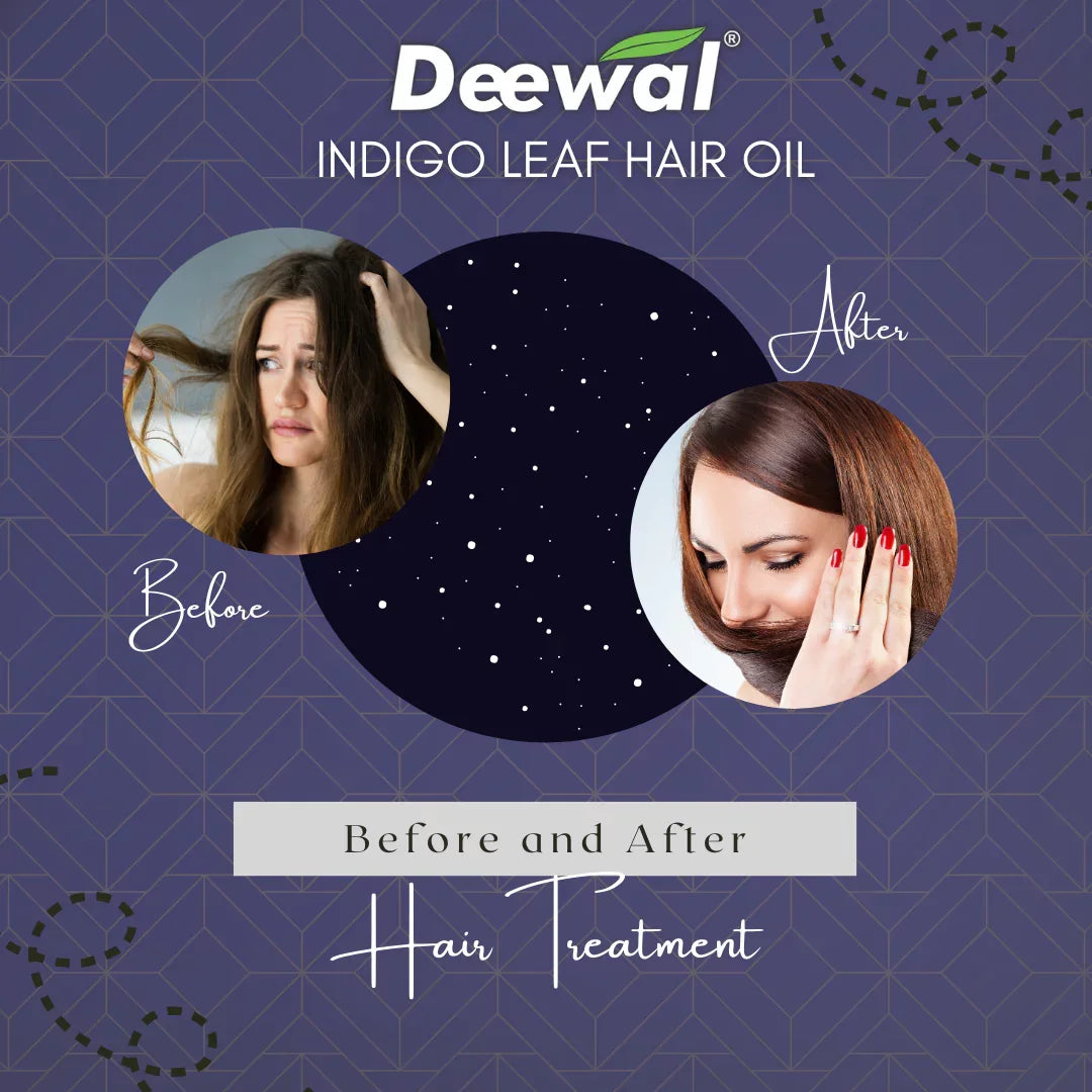 Deewal Indigo Hair Oil - Deewal - Herbal Beauty and Health Products