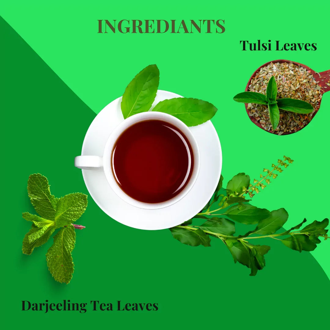 Deewal Tulsi Green Tea – Wellness - Deewal - Herbal Beauty and Health Products
