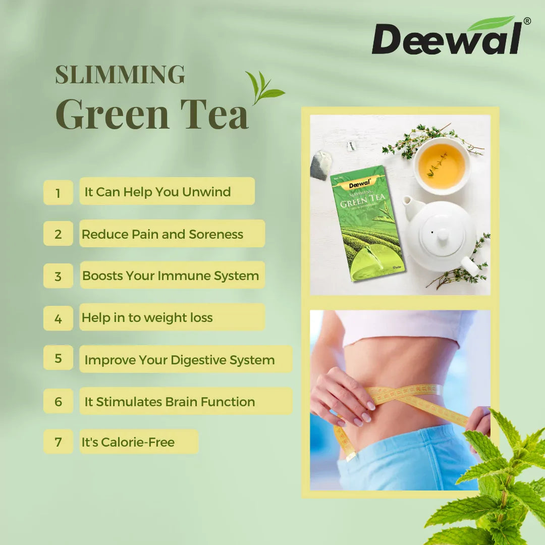 Green Tea – Fit, Fresh & Healthy - Deewal - Herbal Beauty and Health Products
