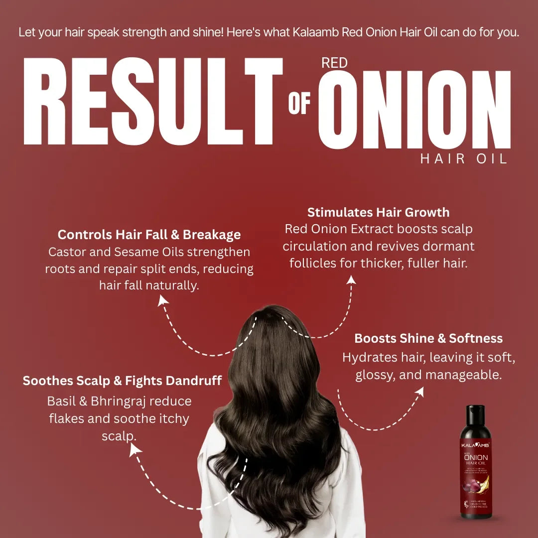 KalaAmb Onion Oil – Strong Hair - Deewal - Herbal Beauty and Health Products