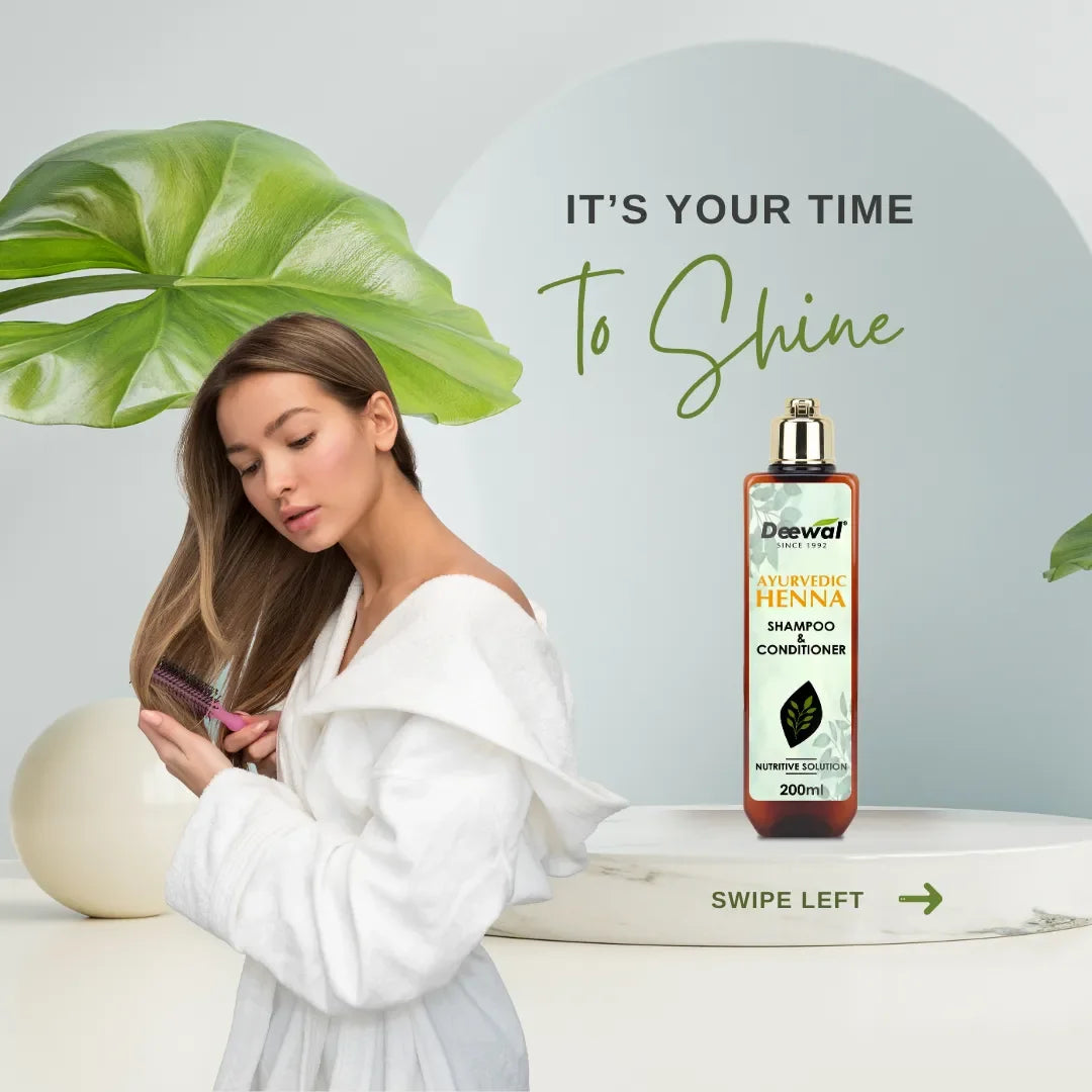 Henna Shampoo+Conditioner – Natural - Deewal - Herbal Beauty and Health Products