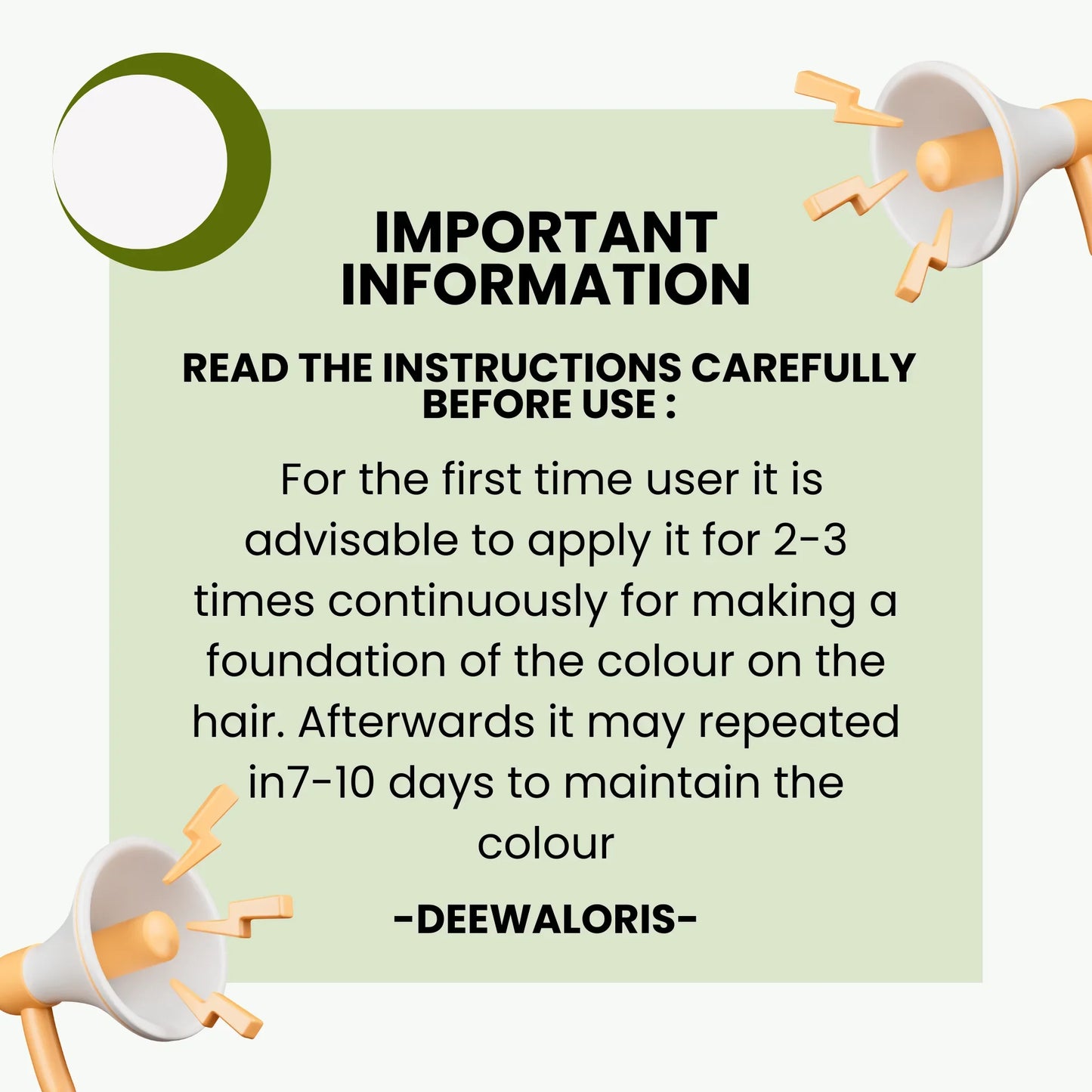 Deewal Oris eyebrow Color – Chemical-Free