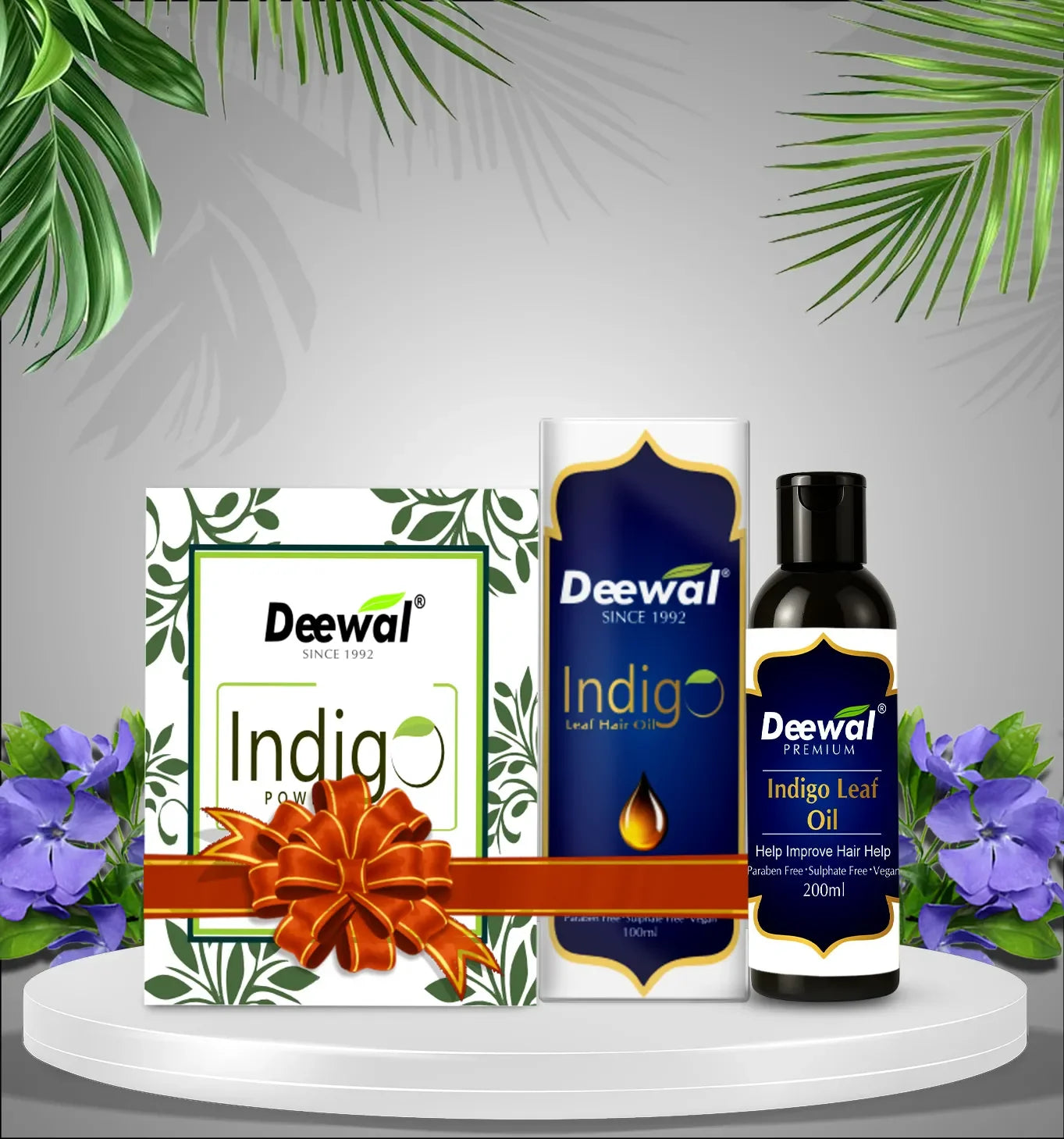 Deewal Indigo Powder & Oil Pack - Deewal - Herbal Beauty and Health Products