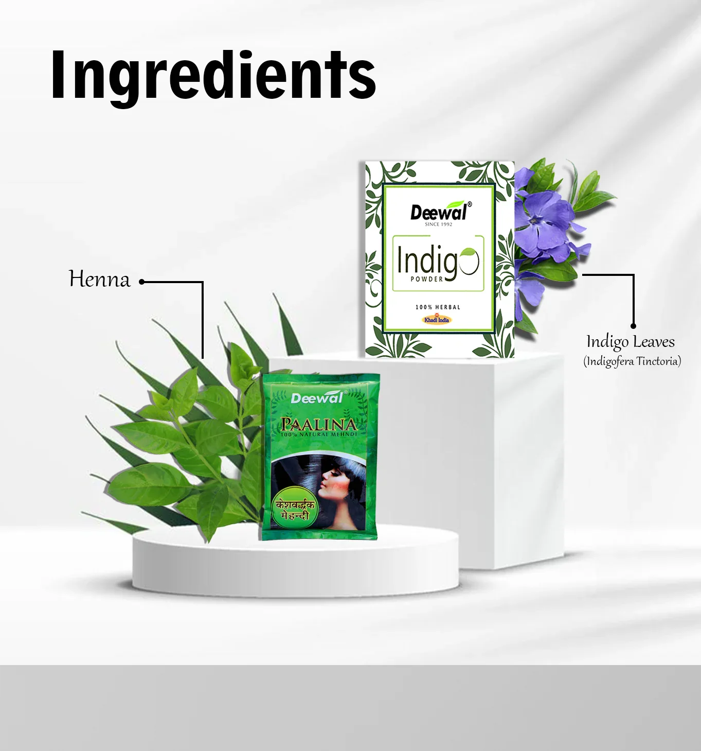 Deewal Indigo + Paalina Hair Color