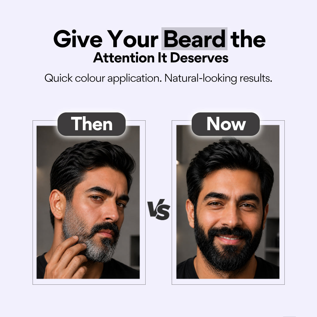 Deewal 9-Min Natural Beard Black Colour