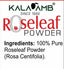 Kalaamb Rose Leaf Powder – Pure