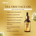 Deewal Tea Tree Face Oil-Anti-Acne - Deewal - Herbal Beauty and Health Products