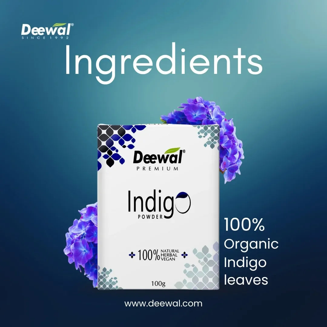 Organic Indigo – Grey Coverage - Deewal - Herbal Beauty and Health Products