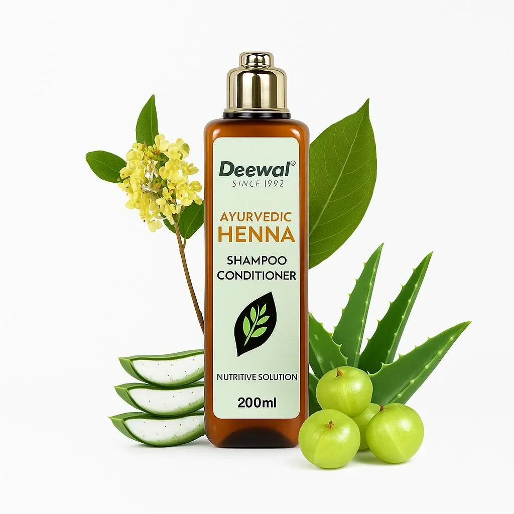 Henna Shampoo+Conditioner – Natural - Deewal - Herbal Beauty and Health Products