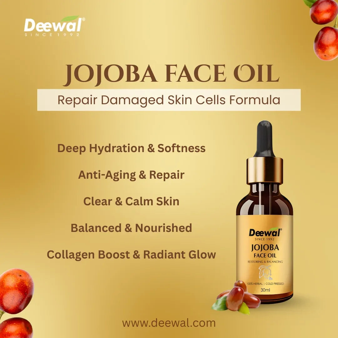 Deewal Jojoba Oil – Acne Control - Deewal - Herbal Beauty and Health Products