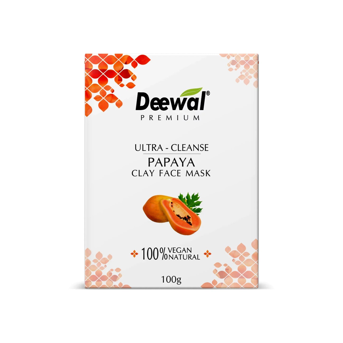 Deewal Papaya Clay Mask –100% Pure - Deewal - Herbal Beauty and Health Products