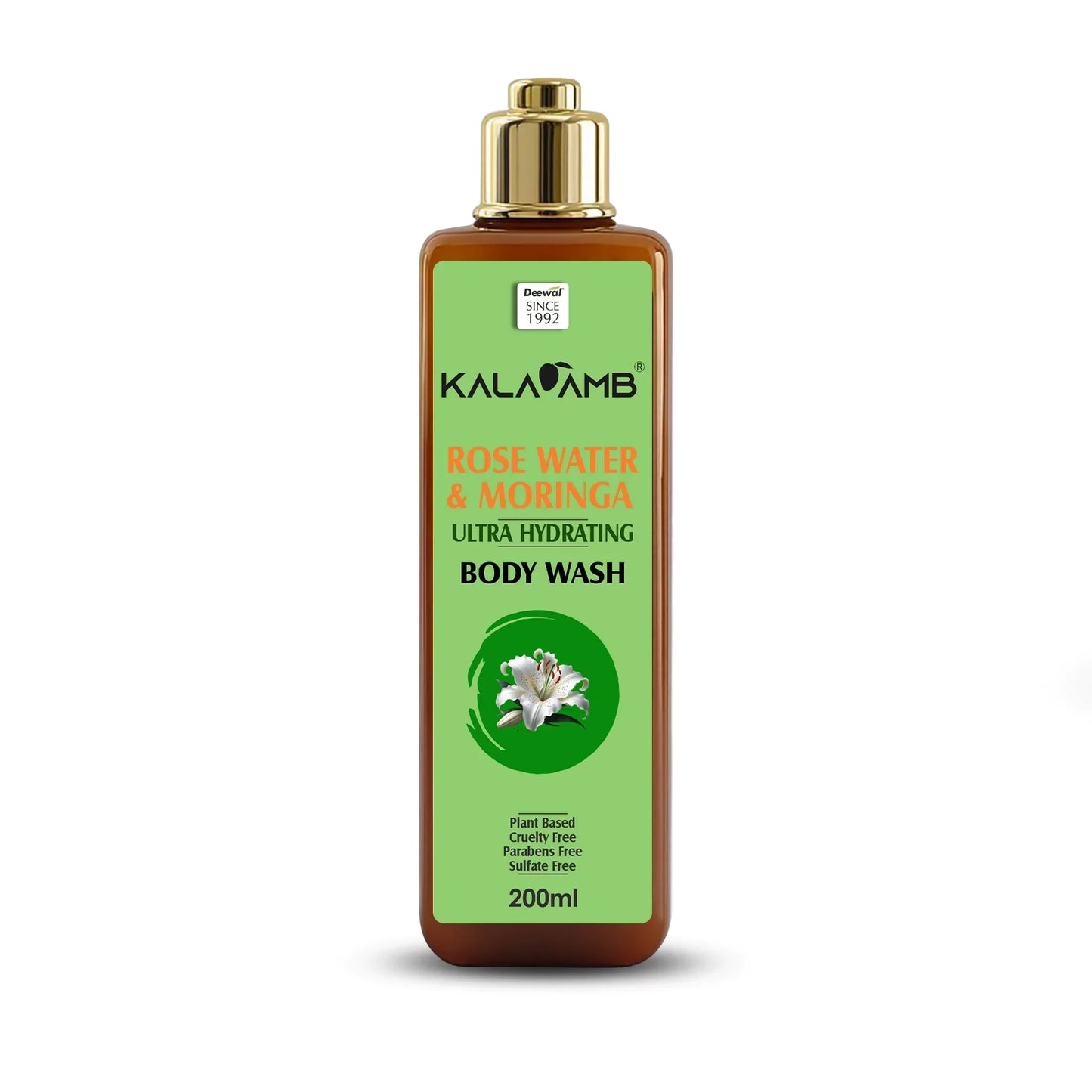 Kalaamb Rose Moringa Body Wash - Deewal - Herbal Beauty and Health Products