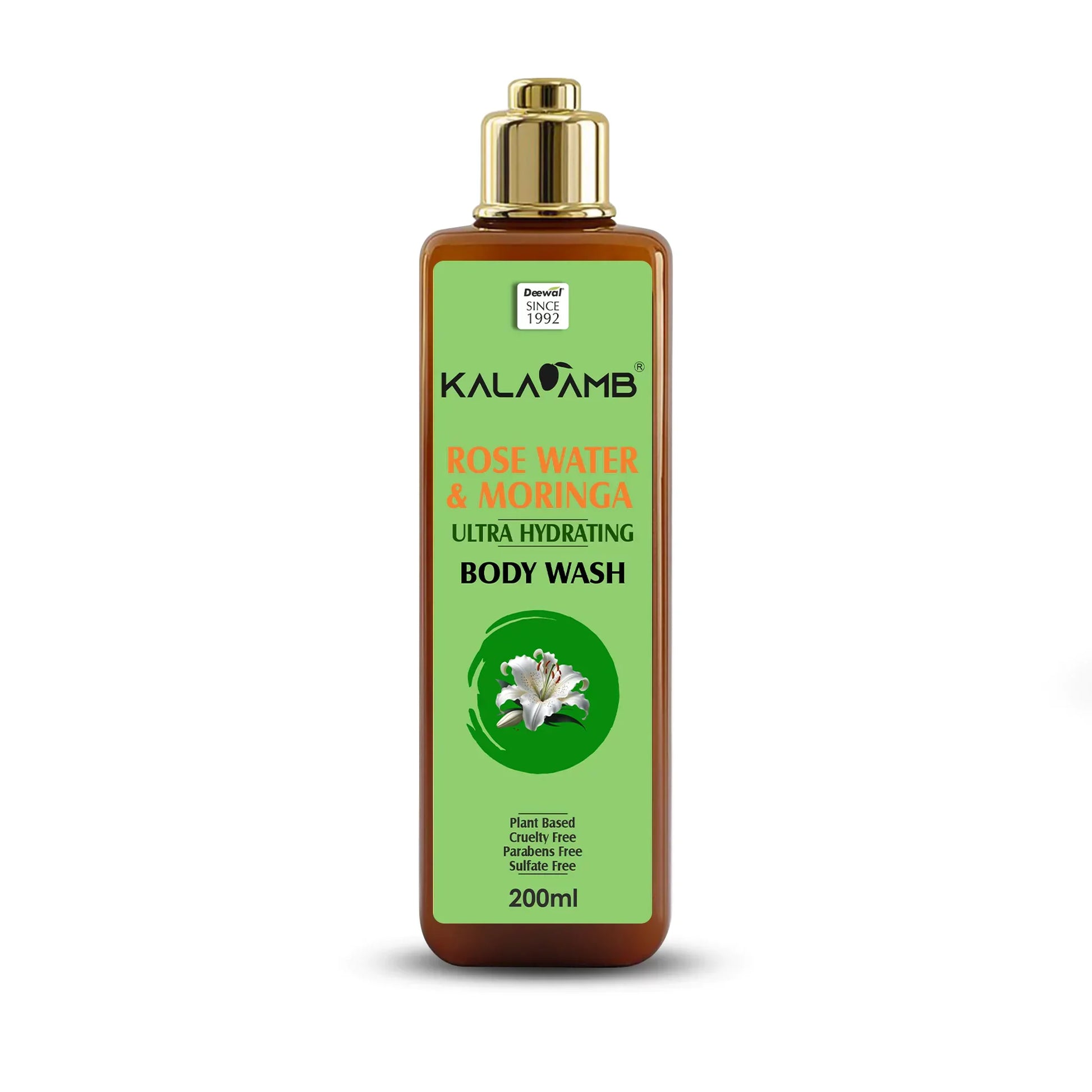 Kalaamb Rose Moringa Body Wash - Deewal - Herbal Beauty and Health Products