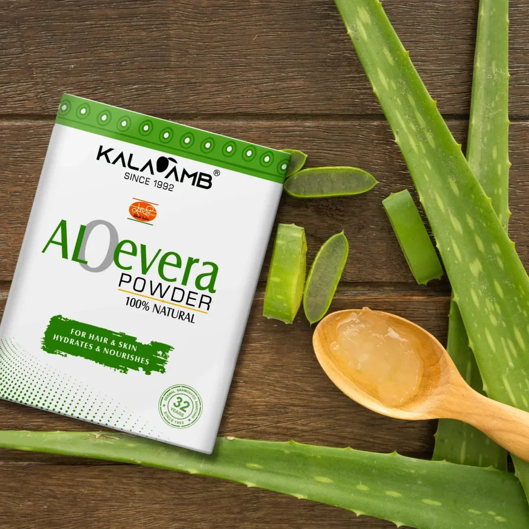 Kalaamb Aloe Powder – Natural, 2 Pack - Deewal - Herbal Beauty and Health Products