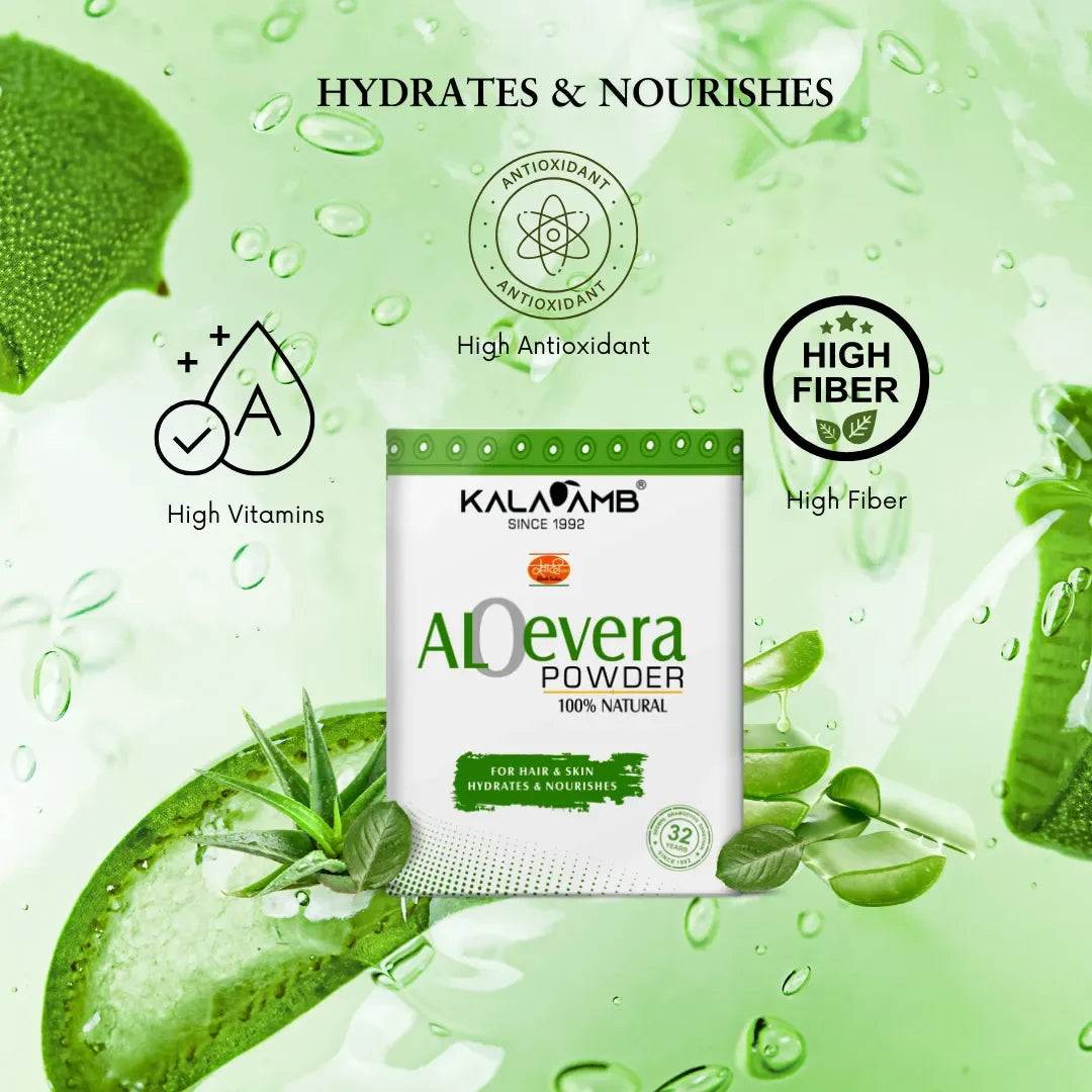 Kalaamb Aloe Powder – Natural, 2 Pack - Deewal - Herbal Beauty and Health Products